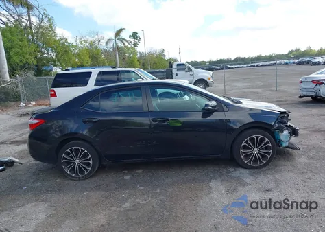 2014 Toyota Corolla S Plus z USA, uszkodzony, nr VIN 2T1BURHE3EC105016
